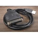 StarTech.com USB 2.0 Converter Cable USB to DB 25 Female Parallel Port 1.7m ICUSB1284D25