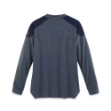 Parade Blue Polyester Long Sleeve T-Shirt Size M 17OVERNO1492TM