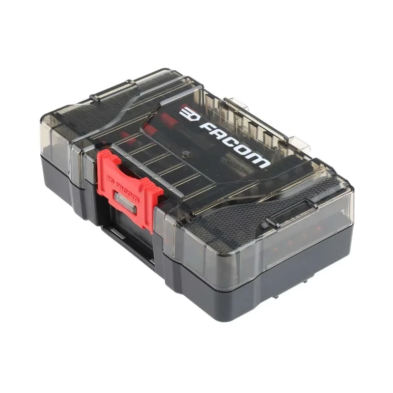 Facom Hex Phillips Pozidriv Slotted Torx Screwdriver Bit Set, 30 Pieces EN.1J30PB