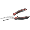 Facom Carbon Steel Round Nose Plier, 200mm Overall Length, 20mm Jaw, Ergonomic Bi-Material Grip, Chrome Finish 185A.20CPE