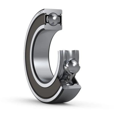 NSK Single Row Deep Groove Ball Bearing 20 mm ID, 47 mm OD, 14 mm Width, Sealed Cage Steel 6204VVCM