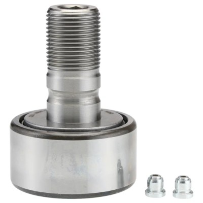 INA Stud Cam Follower 20 mm Bore Diameter, 47 mm Roller Diameter, Static Load Rating 26000 N, Dynamic Load KR47-X-PP-A
