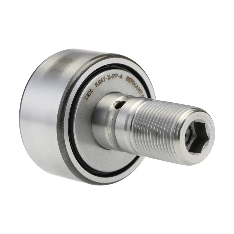 INA Stud Cam Follower 20 mm Bore Diameter, 47 mm Roller Diameter, Static Load Rating 26000 N, Dynamic Load KR47-X-PP-A