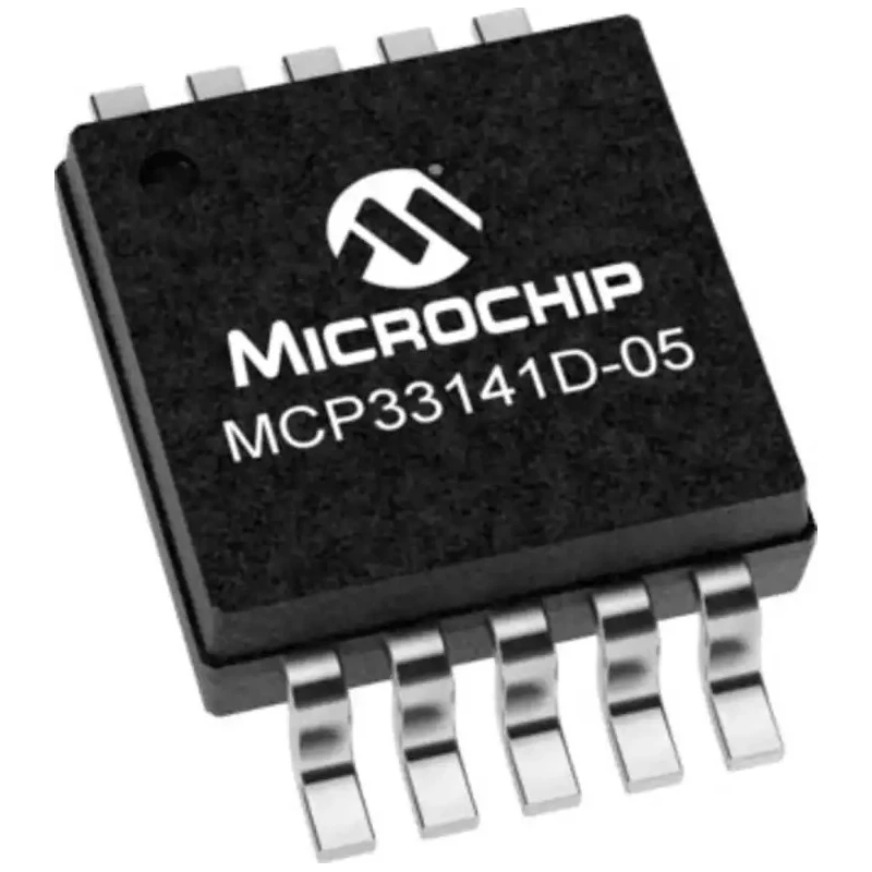 Microchip 14-bit 1-Channel Analog-to-Digital Converter 500ksps Serial Interface 10-Pin Surface Mount MCP33141D-05-E/MS