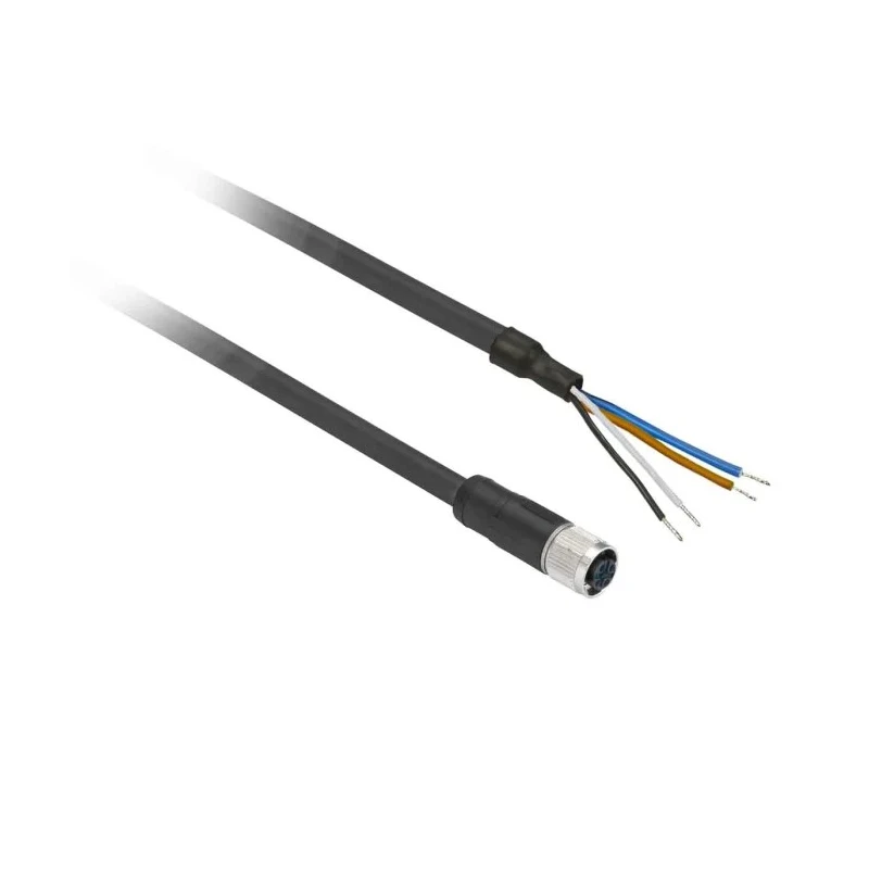 Telemecanique Sensors Female 4 Way Straight to Unterminated Sensor Actuator Cable 15m XZCP1141L15