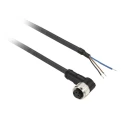Telemecanique Sensors Female 3-Way M8 Right Angle to 3-Way Unterminated Sensor Actuator Cable 2m XZCP0266L2