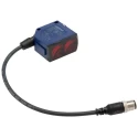 Telemecanique Sensors Diffuse with Background Suppression Photoelectric Sensor, Compact, 1.2 m Detection XUK8APSML02M12