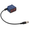 Telemecanique Sensors Diffuse with Background Suppression Photoelectric Sensor, Compact, 1.2 m Detection XUK8APSML02M12