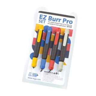Noga EZ Burr Pro Series Deburring Tool Kit with High Speed Steel Blades, 228mm Overall Length EB7000