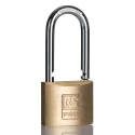 RS PRO Brass Anti-Pick Padlock with 6 mm Hardened Steel Shackle, 40 mm Body, Keyed Alike 195-8246