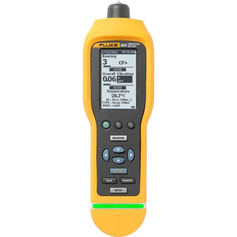 Fluke Vibration Meter 100g Maximum Acceleration Velocity Acceleration Displacement FLUKE-805 FC/805 ES