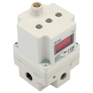 SMC Pneumatic Regulator, G 1/8 Port, 0.005 to 0.9 MPa Max Outlet Pressure, 50°C Operating Temperature ITV1050-33F1N3