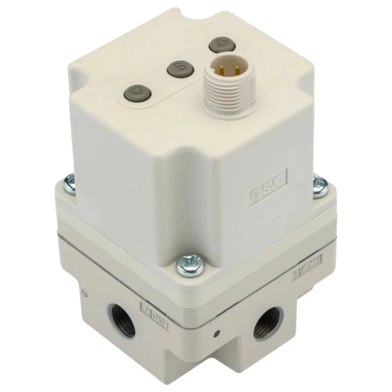 SMC Pneumatic Regulator, G 1/8 Port, 0.005 to 0.9 MPa Max Outlet Pressure, 50°C Operating Temperature ITV1050-33F1N3