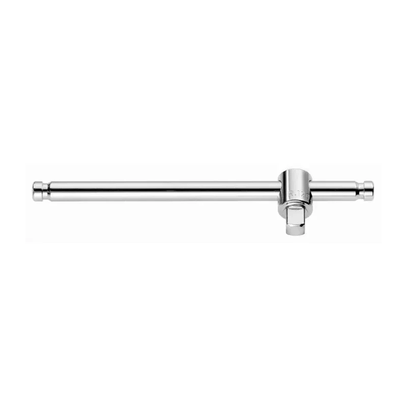 Facom 1/4 in Square Sliding T-Handle Socket, Chrome Finish, Steel Material, 115mm Overall Length R.120A