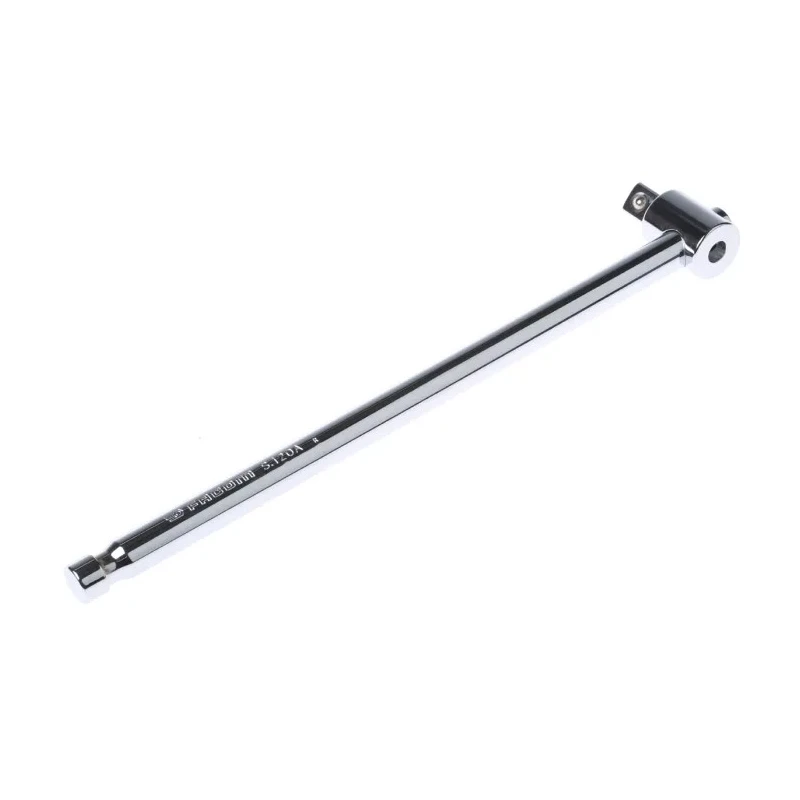 Facom 1/2 in Socket with T-Handle, Chrome Vanadium Steel, Chrome Finish, 275mm Overall Length S.120A