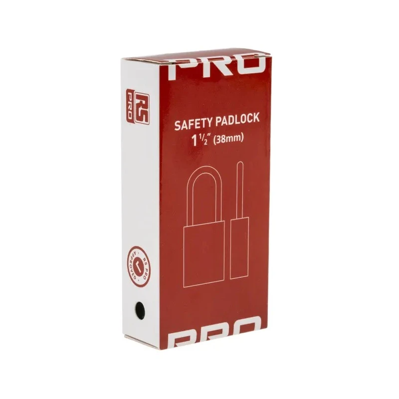 RS PRO Green 1-Lock Safety Lockout Nylon and Steel Shackle Diameter 6.35 mm Model 196-3754