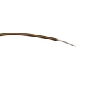 RS PRO Brown Single Core Hook Up Wire 23 AWG 1/0.6 mm Core Strands 100 m Polyvinyl Chloride 196-4300