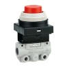 SMC Twist Selector (2 Position) Pneumatic Manual Control Valve VM Series R 1/8, 1 MPa, 144 L/min VM120-01-34BA