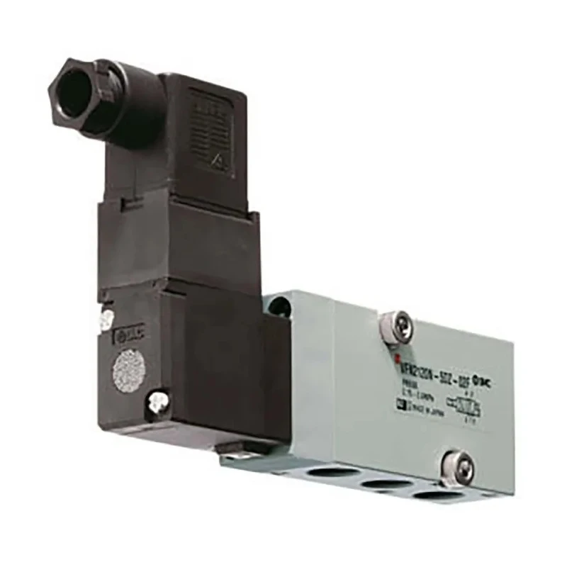 SMC Solenoid Pilot Valve - G Port Size 1/4, 5 Ports, Max Pressure 0.9 Mpa VFN2120N