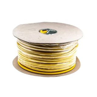 RS PRO 3 Core Power Cable, Yellow 1.5mm² Copper Conductor PVC Insulated 100m, 300/500V 60°C 196-4722