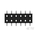 TE Connectivity AMPMODU Series Straight Surface PCB Socket, 12-Contact, 2 Row, 2 mm Pitch Solder 1-2314844-2