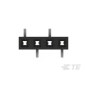 TE Connectivity AMPMODU Series Straight Surface PCB Socket, 4-Contact, 1 Row, 2 mm Pitch, 12A, 650V, Liquid 2307813-4