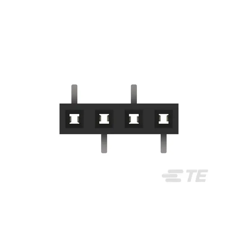TE Connectivity AMPMODU Series Straight Surface PCB Socket, 4-Contact, 1 Row, 2 mm Pitch, 12A, 650V, Liquid 2307813-4