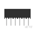 TE Connectivity AMPMODU Series Straight Through Hole PCB Socket, 6-Contact, 1 Row, 2 mm Pitch, 12A, 650V, Solder 2314876-6