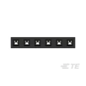 TE Connectivity AMPMODU Series Straight Through Hole PCB Socket, 6-Contact, 1 Row, 2 mm Pitch, 12A, 650V, Solder 2314876-6