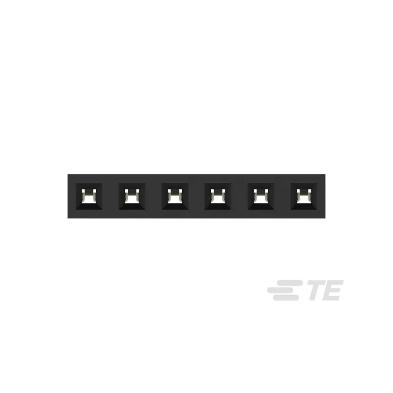 TE Connectivity AMPMODU Series Straight Through Hole PCB Socket, 6-Contact, 1 Row, 2 mm Pitch, 12A, 650V, Solder 2314876-6