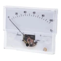 Sifam Tinsley Analogue Panel Ammeter 25 A AC/DC, 32.3 mm x 73.7 mm, ±1.5 % Taut Band Centre Magnet Movement IS 11003
