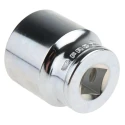 Facom 1/2 in Drive 30 mm 12 Point Square Socket, Chrome Vanadium Steel, 44mm Overall Length S.30