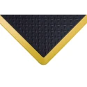 Coba Europe Individual COBAelite Diamond Anti-Fatigue Mat 600mm x 900mm x 18mm Black Yellow SED010701