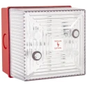 Clifford & Snell Clear Flashing Beacon, 265V AC, 100mA, Bulkhead Mount, Xenon Bulb, IP65, FL40/L50/C/RN