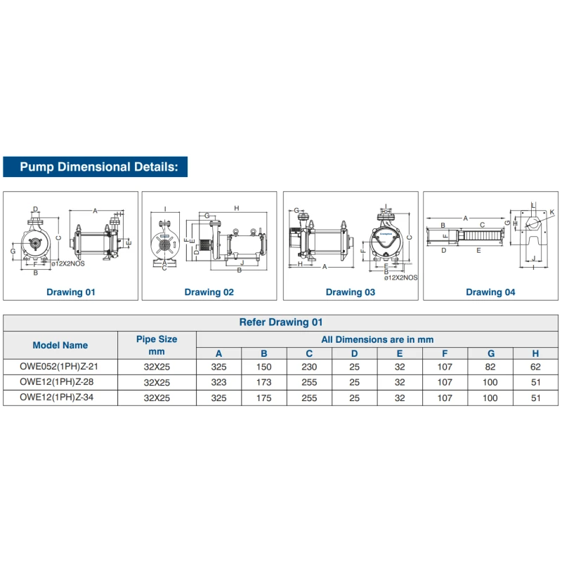 Buy Crompton 25mm Openwell Pump Get Best Deal