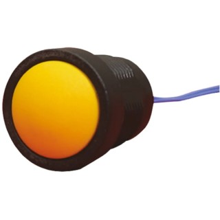 ITW Switches 49-59115 49-59 Series Push Button Switch Momentary Panel Mount 16 mm Cutout SPST Clear LED IP67 250V AC