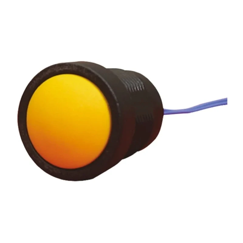 ITW Switches 49-59115 49-59 Series Push Button Switch Momentary Panel Mount 16 mm Cutout SPST Clear LED IP67 250V AC