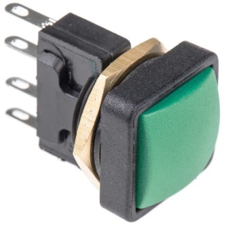 ITW Switches 49-59 Series Momentary Panel Push Button Switch, 16 mm Cutout, SPDT, IP67, 10 A, 250 V AC 49-59223