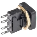 ITW Switches 49-59 Series Momentary Panel Push Button Switch, 16 mm Cutout, SPDT, IP67, 10 A, 250 V AC 49-59223