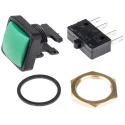 ITW Switches 49-59 Series Momentary Panel Push Button Switch, 16 mm Cutout, SPDT, IP67, 10 A, 250 V AC 49-59223