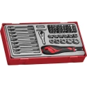Teng Tools Hex Torx Slotted Phillips Screwdriver Bit Set 49 Pieces 4 to 13 mm TTMDQ49