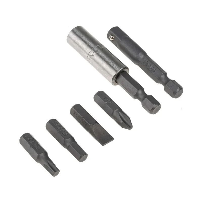 Teng Tools Hex Phillips Slotted Torx Screwdriver Bit Set 22 Pieces THBS22