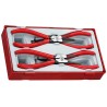 Teng Tools 4-Piece 7in Circlip Plier Set Chrome Vanadium Steel TT474-7