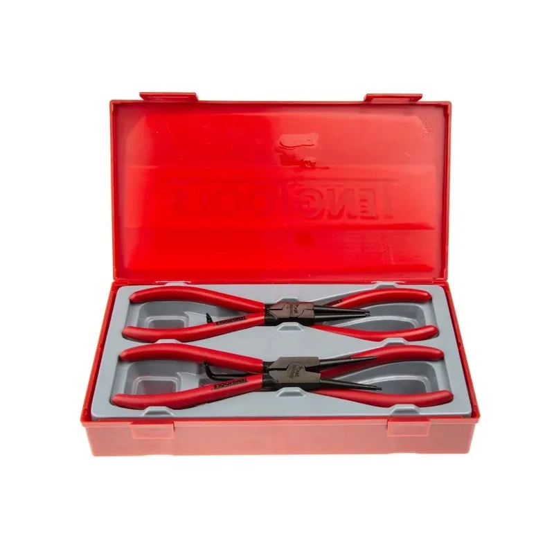 Teng Tools 4-Piece 7in Circlip Plier Set Chrome Vanadium Steel TT474-7
