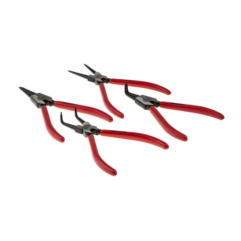 Teng Tools 4-Piece 7in Circlip Plier Set Chrome Vanadium Steel TT474-7