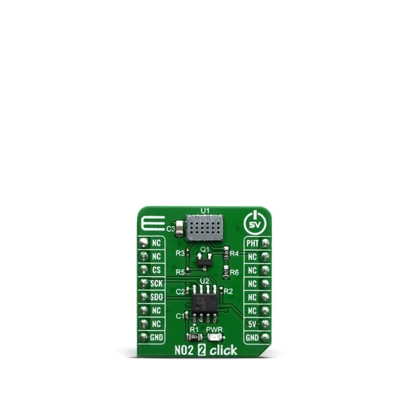 MikroElektronika Gas Sensor Development Tool NO2 2 Click with MiCS-2714 for Breath Checking and Harsh Environment MIKROE-3700