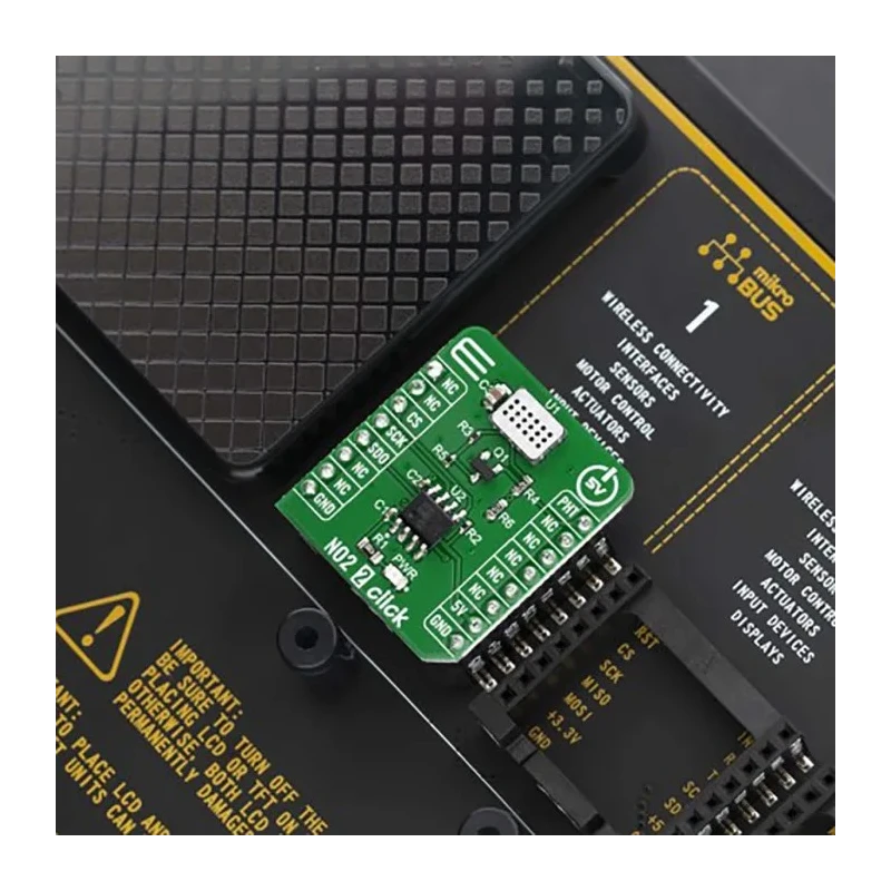 MikroElektronika Gas Sensor Development Tool NO2 2 Click with MiCS-2714 for Breath Checking and Harsh Environment MIKROE-3700