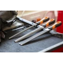 Bahco Engineers File Set 3 Piece Round Handle Included 250 mm Length Second Cut 1-473-10-2-2