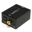 StarTech.com Digital Audio Converter SPDIF2AA, 24-bit S/PDIF Input, Coaxial and Toslink Optical to RCA Stereo Output SPDIF2AA
