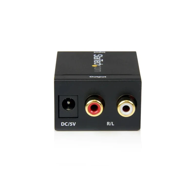 StarTech.com Digital Audio Converter SPDIF2AA, 24-bit S/PDIF Input, Coaxial and Toslink Optical to RCA Stereo Output SPDIF2AA